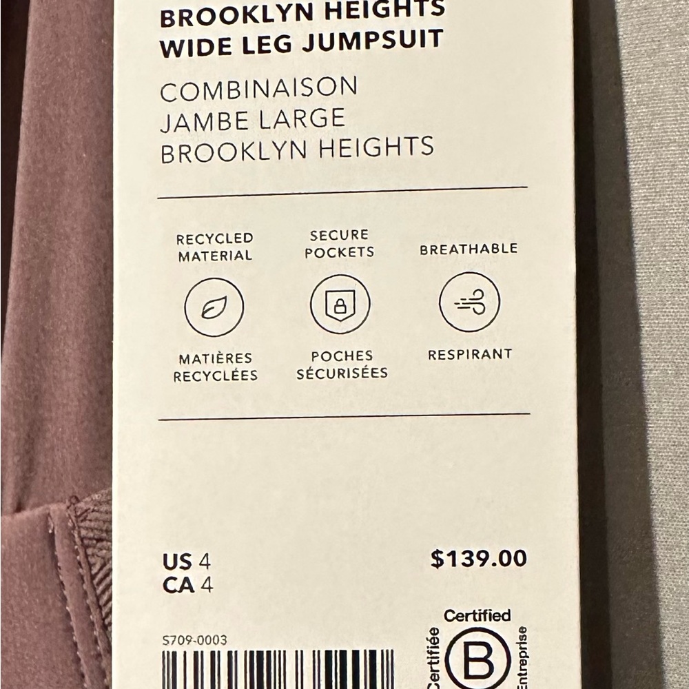 Athleta Brooklyn Heights wide leg Jumpsuit - Picture 4 of 5